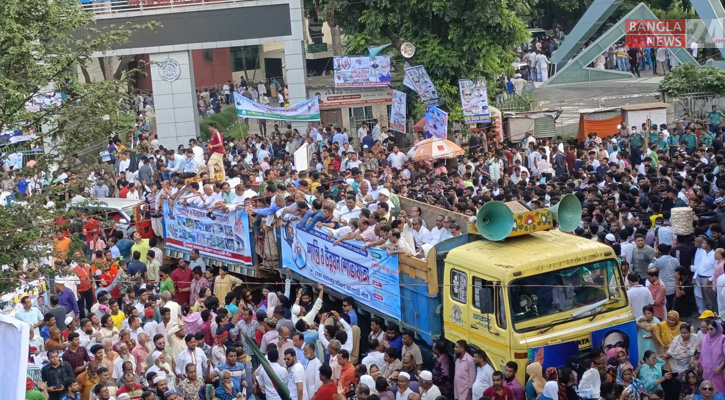 আওয়ামী লীগের শান্তি ও উন্নয়ন শোভাযাত্রা পূর্ব সমাবেশ শুরু