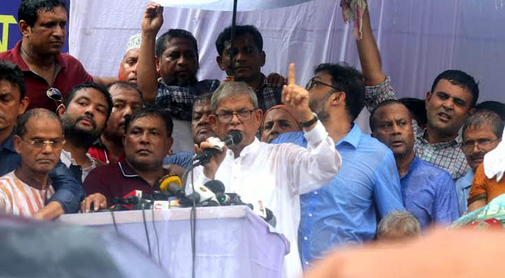 ক্ষমতা টেকাতে অনৈতিক কাজ করছে সরকার: ফখরুল