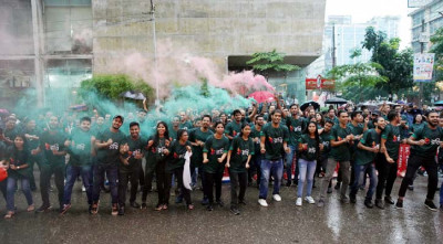 বিশ্বকাপ ক্রিকেটে টাইগারদের সমর্থনে রবির উৎসব