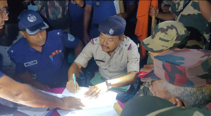 তিস্তায় ভেসে আসা দুই ভারতীয় নাগরিকের মরদেহ হস্তান্তর