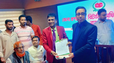 বিএনএম প্রার্থী হিসেবে মনোনয়নপত্র জমা দিলেন কৃষক লীগ নেতা