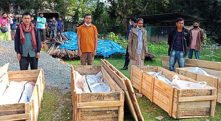 পানছড়িতে নিহত চারজনের মরদেহ পরিবারের কাছে হস্তান্তর, থানায় মামলা