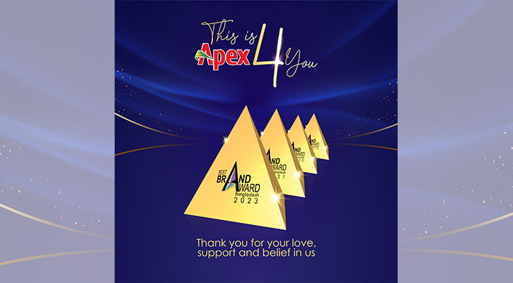 আবারও সেরা জুতার ব্র্যান্ড নির্বাচিত হল এপেক্স