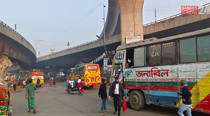 নির্বাচন বর্জনে বিএনপির ৪৮ ঘণ্টার হরতাল চলছে 