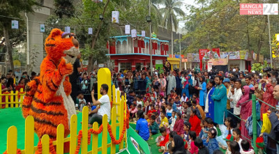 শিশুদের পদচারণায় মুখর শিশুপ্রহর