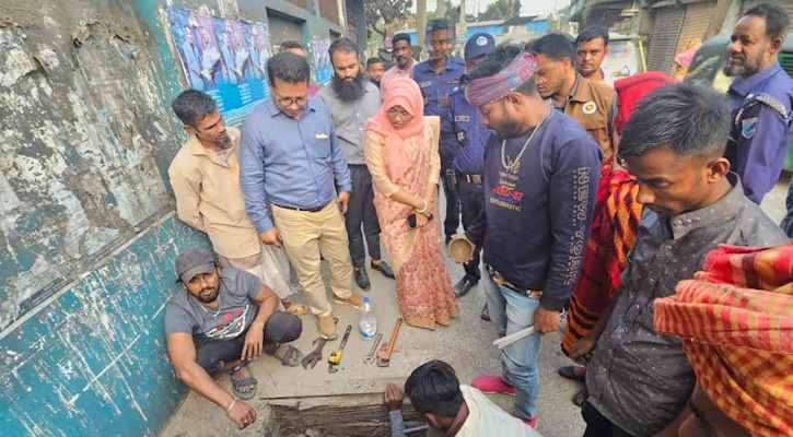 আড়াইহাজারে ৪ কিলোমিটার এলাকার অবৈধ গ্যাস সংযোগ বিচ্ছিন্ন