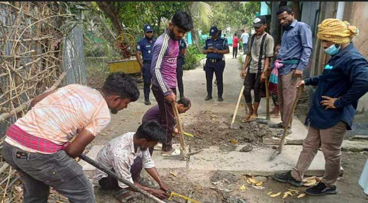 ব্রাহ্মণবাড়িয়ায় অবৈধ গ্যাস সংযোগ বিচ্ছিন্ন