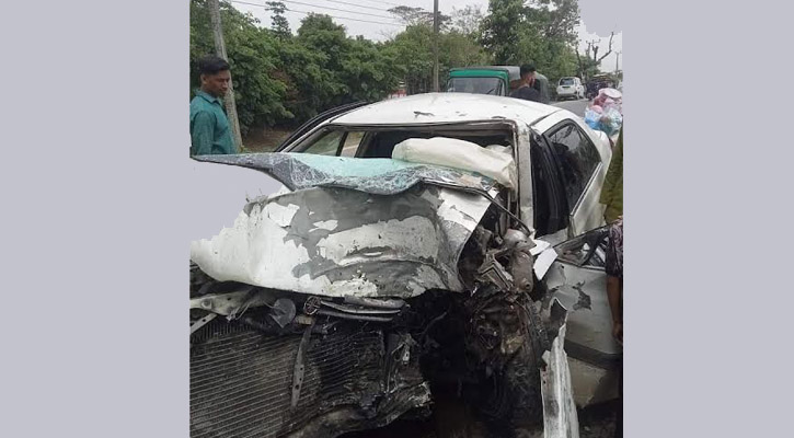 খুঁটির সঙ্গে প্রাইভেটকারের ধাক্কায় এসআই নিহত