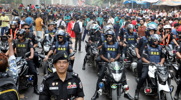 নিশ্ছিদ্র নিরাপত্তায় উদযাপিত হচ্ছে পহেলা বৈশাখ 