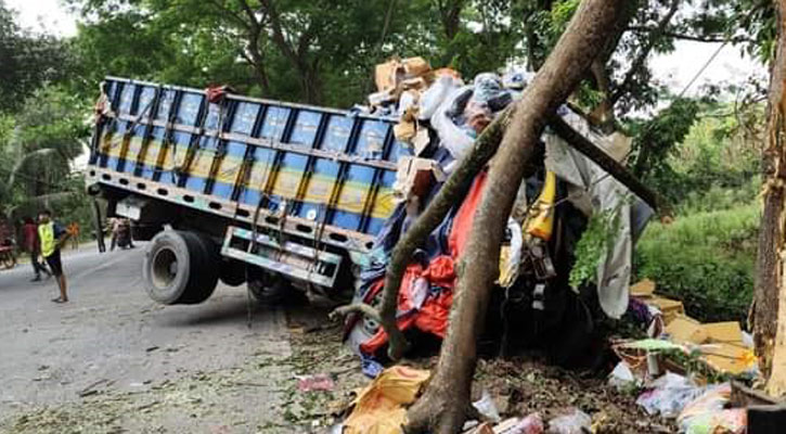মধুখালীতে ট্রাক দুর্ঘটনায় চালক নিহত