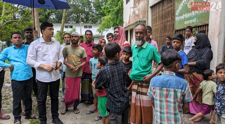 বরগুনায় চরাঞ্চলের ৫০ হাজার মানুষ আশ্রয়কেন্দ্রে