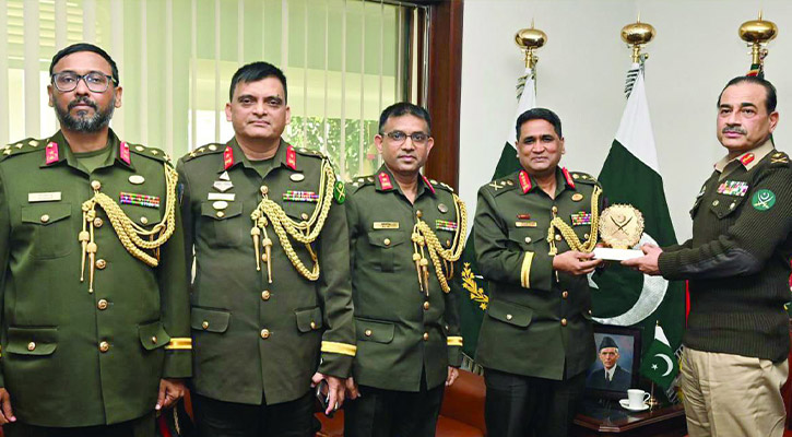 বহু বছর পর পাকিস্তান সফরে সেনাবাহিনীর প্রতিনিধিদল