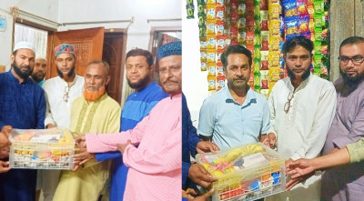 ময়মনসিংহে ঈদ উপহার নিয়ে শহীদদের পরিবারের পাশে জামায়াত