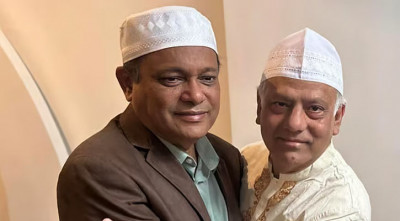 লন্ডনে প্রকাশ্যে ঈদ জামাতে হাছান মাহমুদ