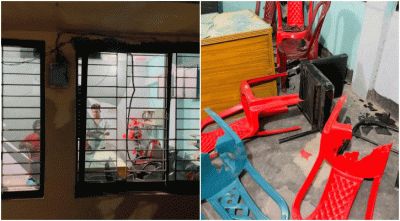 বুড়িচংয়ে যুবলীগ নেতার নেতৃত্বে ছাত্রদল নেতার অফিসে হামলা ভাঙচুরের অভিযোগ