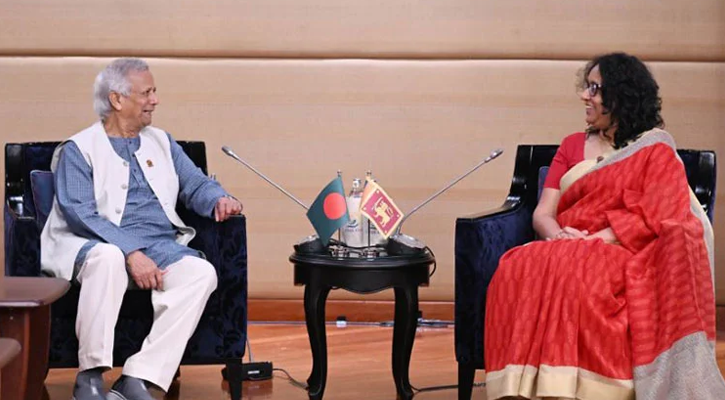 প্রধান উপদেষ্টার সঙ্গে শ্রীলঙ্কার প্রধানমন্ত্রীর দ্বিপক্ষীয় বৈঠক