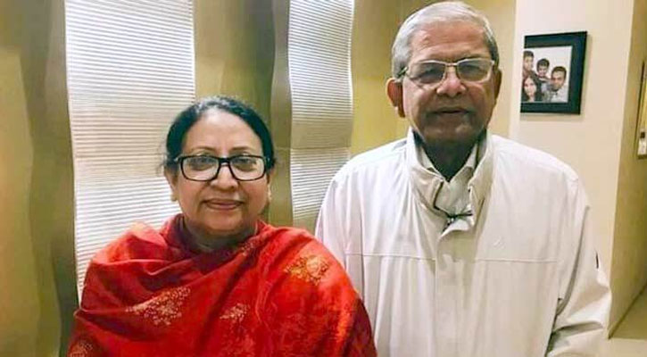 সস্ত্রীক সিঙ্গাপুর গেলেন মির্জা ফখরুল