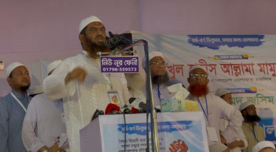 জুলাই গণহত্যার বিচার না করলে এ সরকারকে ইতিহাস ক্ষমা করবে না: মামুনুল হক 