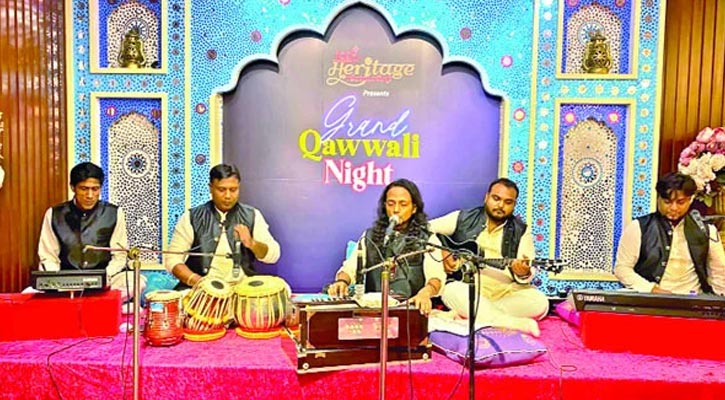 আইসিসিবি হেরিটেজ রেস্টুরেন্টে গ্র্যান্ড কাওয়ালি নাইট