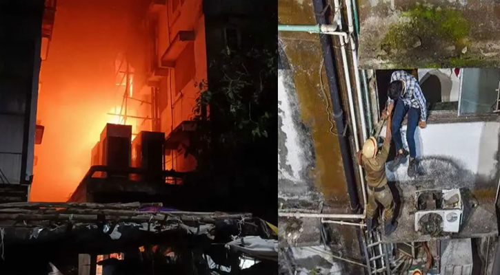 কলকাতায় হোটেলে আগুন লেগে ১৪ জনের মৃত্যু