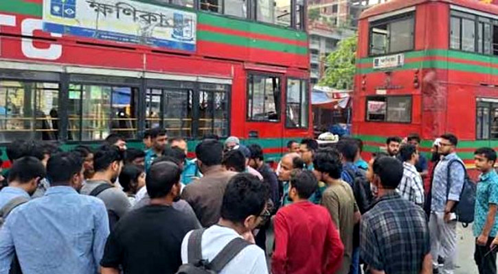 উত্তরায় ঢাবির বাসে হামলা-ভাঙচুরের ঘটনায় গ্রেপ্তার ৫