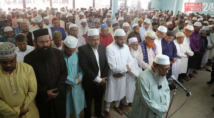 ব্যারিস্টার রাজ্জাকের তৃতীয় জানাজা সম্পন্ন