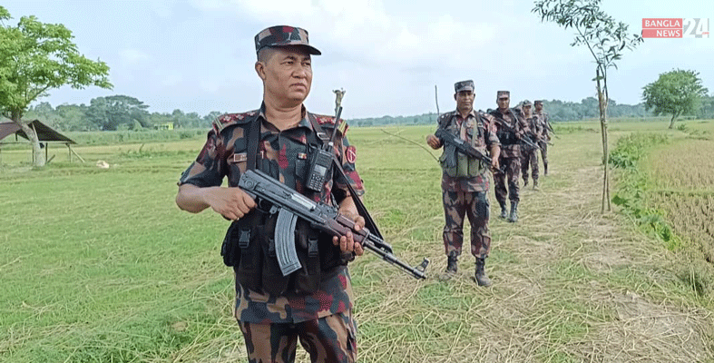 আবার পুশইনের চেষ্টা, বিজিবি-জনতার তৎপরতায় পিছু হটল বিএসএফ