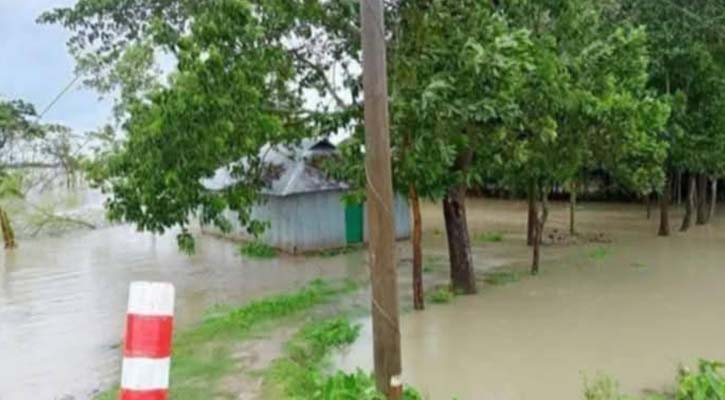 নিম্নচাপের প্রভাবে সোনাগাজীর চার ইউনিয়ন প্লাবিত 