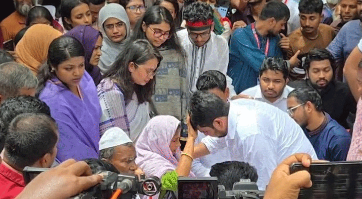 শহীদ আবু সাঈদের মায়ের দোয়া নিয়ে এনসিপির জুলাই পদযাত্রা শুরু