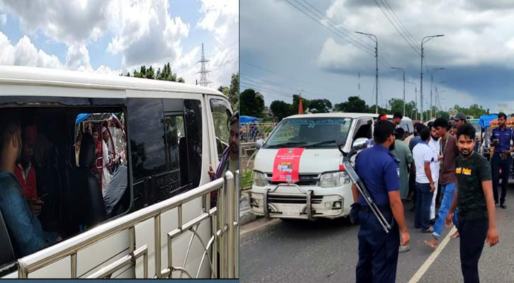 ঠাকুরগাঁওয়ে এনসিপির গাড়িবহরে হামলার অভিযোগ