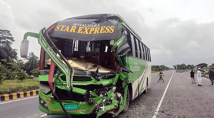 ঢাকা-ভাঙ্গা এক্সপ্রেসওয়েতে ২ বাসের সংঘর্ষে আহত ৮