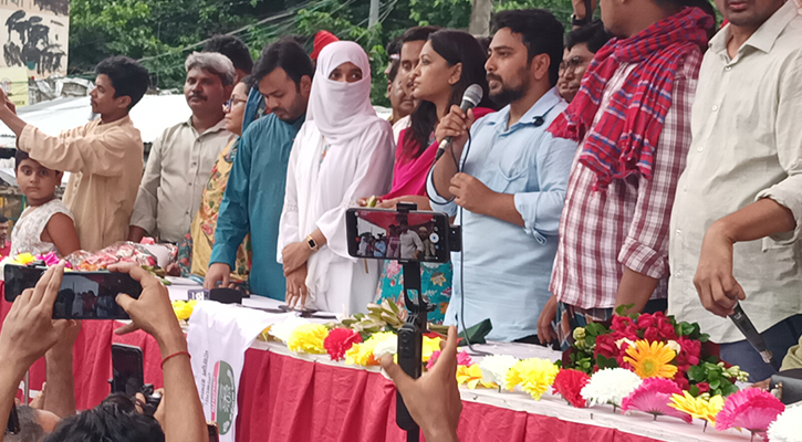 দেশে যেন আর কোনো স্বৈরাচারের জন্ম না হয়: নাহিদ ইসলাম