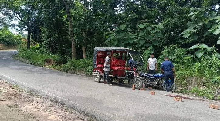 মাটিরাঙ্গায় সড়ক দুর্ঘটনায় মোটরসাইকেল আরোহী নিহত
