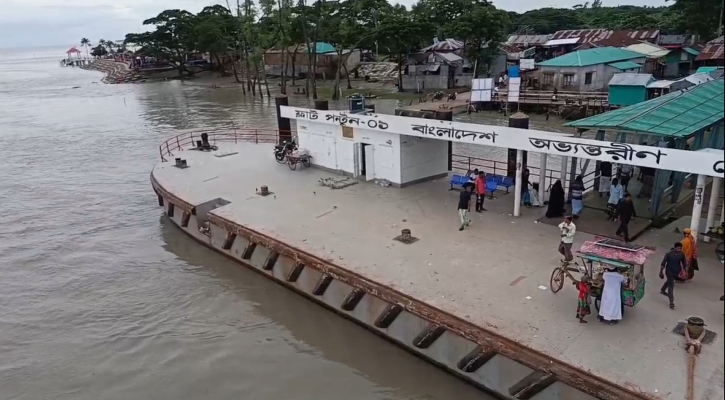 দুর্যোগপূর্ণ আবহাওয়া: ভোলার ১০ রুটে লঞ্চ চলাচল বন্ধ