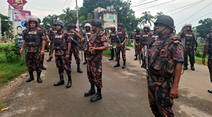 গোপালগঞ্জে ৪ প্লাটুন বিজিবি মোতায়েন