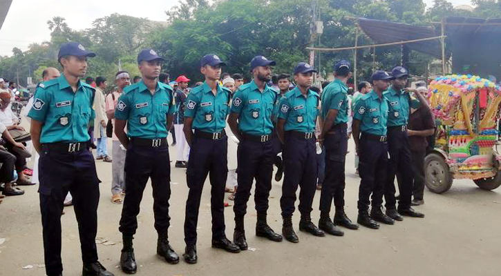 জামায়াতের সমাবেশ ঘিরে আশপাশে ব্যাপক নিরাপত্তা