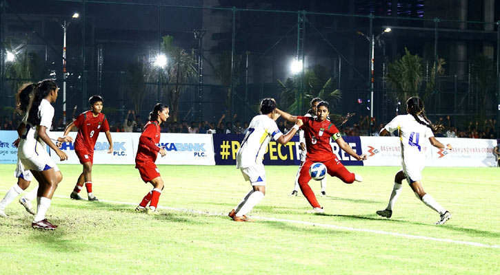 পূজা দাসের জোড়া গোল, টানা পঞ্চম জয় স্বাগতিকদের