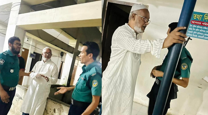 বরিশালে আওয়ামী লীগ নেতা মনিরুল ইসলাম ছবি গ্রেপ্তার