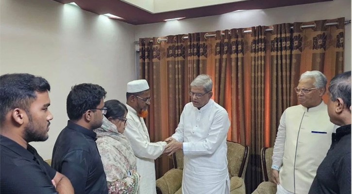তারেক রহমানের নির্দেশ নিহতদের বাসায় গিয়ে ফখরুলসহ বিএনপি নেতাদের সহমর্মিতা 