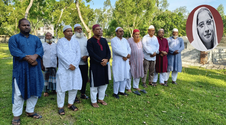 মেহেরীনের কবর জিয়ারতে সৈয়দপুর শিক্ষাপ্রতিষ্ঠান প্রধান ফোরামের নেতারা