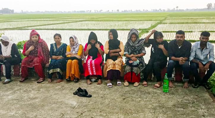 ধামইরহাট সীমান্ত দিয়ে ১০ জনকে পুশ-ইন
