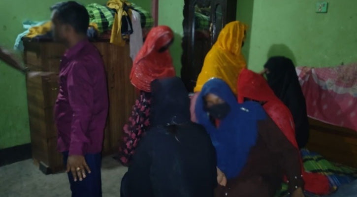 আশুলিয়ায় বসতবাড়িতে অভিযান, নারীসহ আটক ১২