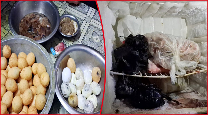 চবির হলের ক্যান্টিনে পচা-বাসি খাবার!
