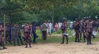 গাজীপুরে যৌথ অভিযানে ২ একর বনভূমি পুনরুদ্ধার