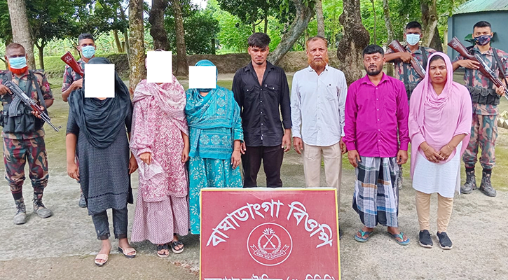 ভারত থেকে অনুপ্রবেশ, মহেশপুর সীমান্তে আটক ১৭