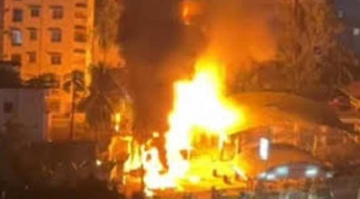 মহাখালীতে পেট্রোল পাম্পের আগুন নিয়ন্ত্রণে