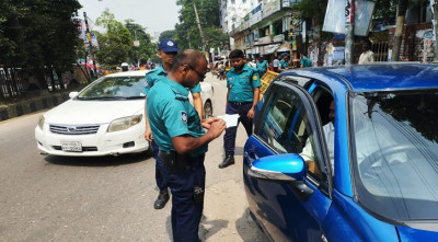 রাজধানীতে ট্রাফিক আইন লঙ্ঘনে ২৬৪১ মামলা