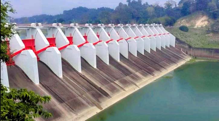 ৩ দিন পর বন্ধ করা হলো কাপ্তাই বাঁধের ১৬ জলকপাট