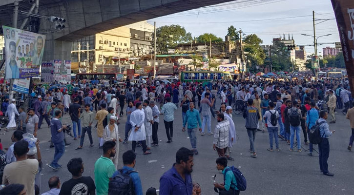 পল্টন মোড় ছাড়ল গণঅধিকার পরিষদ