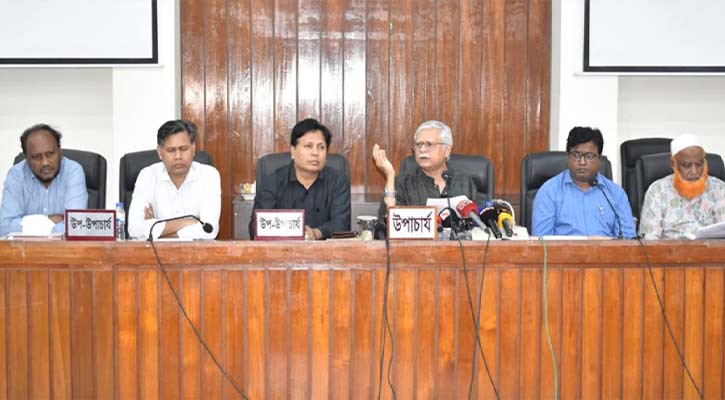 রাকসু নির্বাচনে সেনাবাহিনী আনার পরিকল্পনা নেই: উপাচার্য